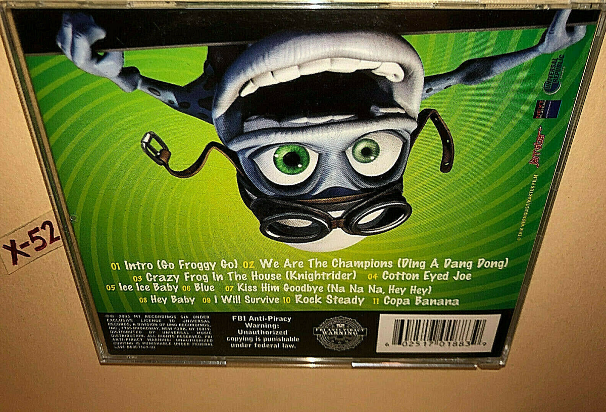 Crazy Frog CD more hits We Are the Champions Knight Rider Ice Ice