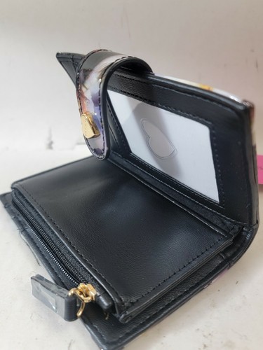 Betsey Johnson Patent Floral XO Casey Credit Card Case Wallet / Keyring.. New - Picture 9 of 12