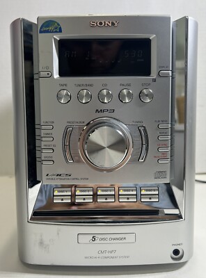 Sony Compact Disc Deck Receiver Model HCD-HP7 w/ Pair of Sony SS