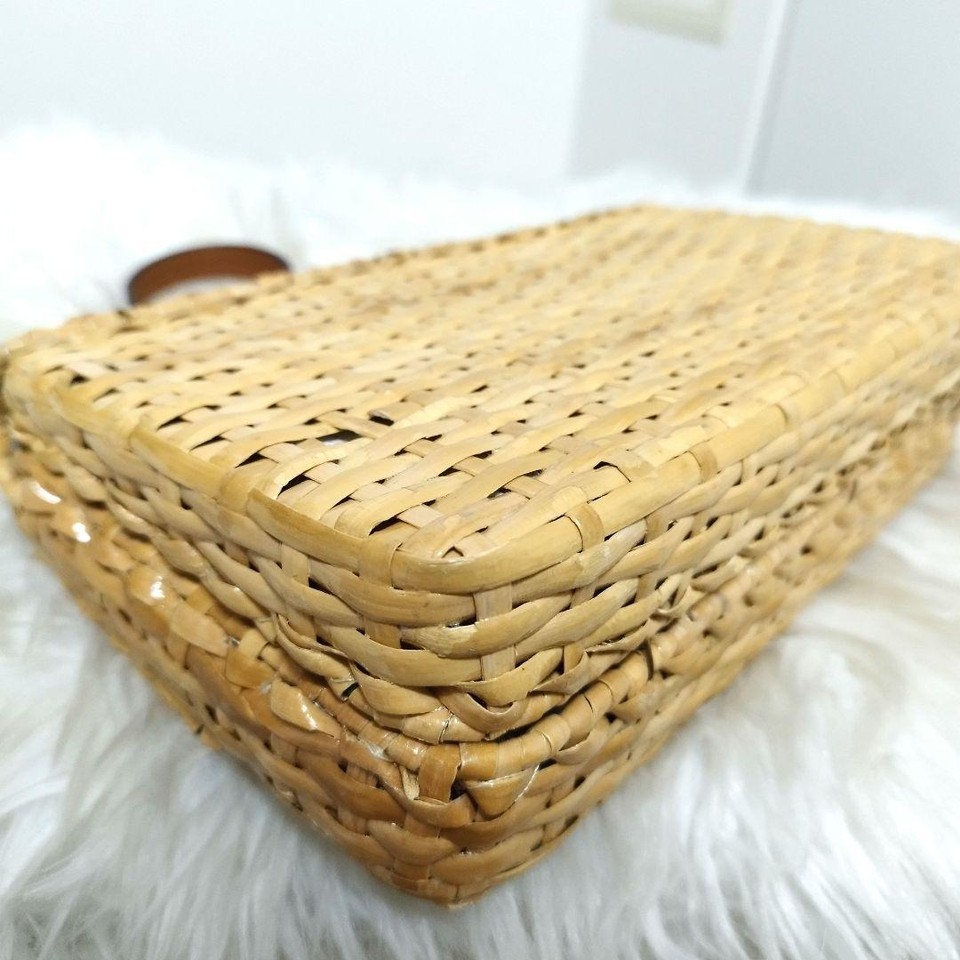 Gucci 2Way Marmont Wicker Basket Bag Shoulder m2_1019 eBay