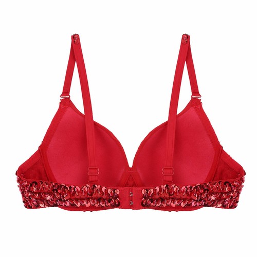 Sujetador de lentejuelas para mujer Top Tribal Brillo Brillo Cuentas Danza del vientre Disfraz Rave - Imagen 35 de 103