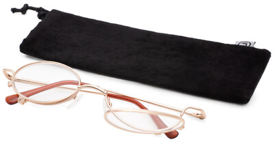 Schminkbrille Schminkhilfe Sehhilfe Metall mit Federscharnier Make Up Lesebrille