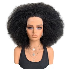 Afro Kinky Curly Lace Front Wigs for Black Women 13x4 Lace Curly Wig Party Wigs