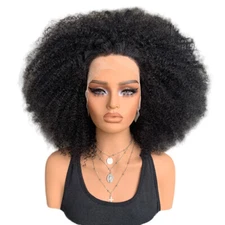 Afro Kinky Curly Lace Front Wigs for Black Women 13x4 Lace Curly Wig Party Wigs