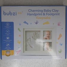 Bubzi Co. Charming Baby Clay Hand and Footprint Keepsake Kit