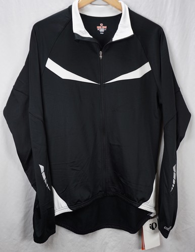 NEW PEARL IZUMI CYCLING JACKET ELITE THERMAL REFLECTIVE BLACK WHITE MENS XL