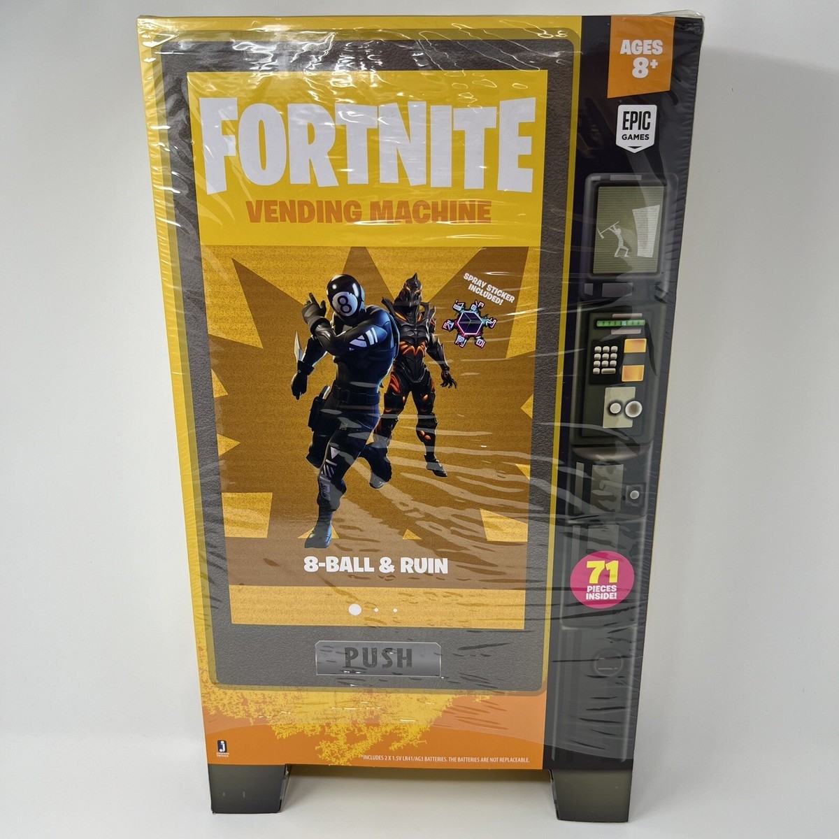 Fortnite Large Vending Machine 71 Pieces 8 Ball and Ruin Figures Gaming  Toys NEW | eBay