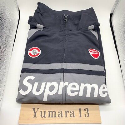 Supreme x Ducati Track Jacket Black White Blue 3colors SS24 Supreme x Ducati Track Jacket Black White Blue 3colors SS24