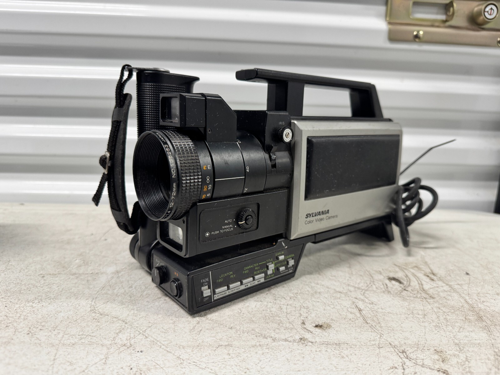 VTG Sylvania VCC116B Video Camera Untested NT 37914