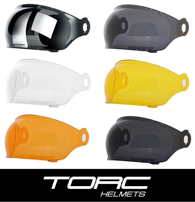 TORC T1 Newport Retro Motorcycle Helmet Replacement Face Bubble