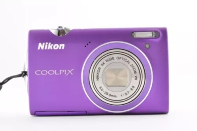 Nikon COOLPIX S5100 ムラサキ 5倍光学ズーム Nikon COOLPIX S5100 12.2MP 5x Optical Zoom CCD Digital Camera