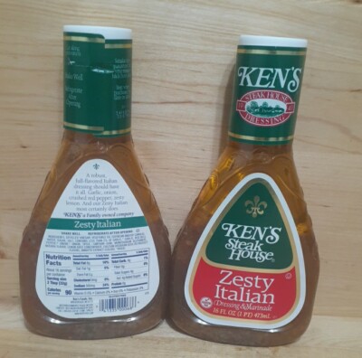 2 BTLS: KEN'S STEAK HOUSE Zesty Italian Salad Dressing 16z GLUTEN FREE marinade | eBay 2 BTLS: KEN'S STEAK HOUSE Zesty Italian Salad Dressing 16z GLUTEN FREE marinade | eBay