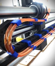 Onefinity CNC Elite / Pro Router Drag Chain bracket Clips For Coolant Lines