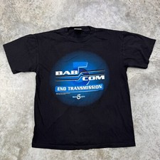 Vintage Babylon five shirt mens Large Babcom tv show promo 90s Sci fi 1998 rare