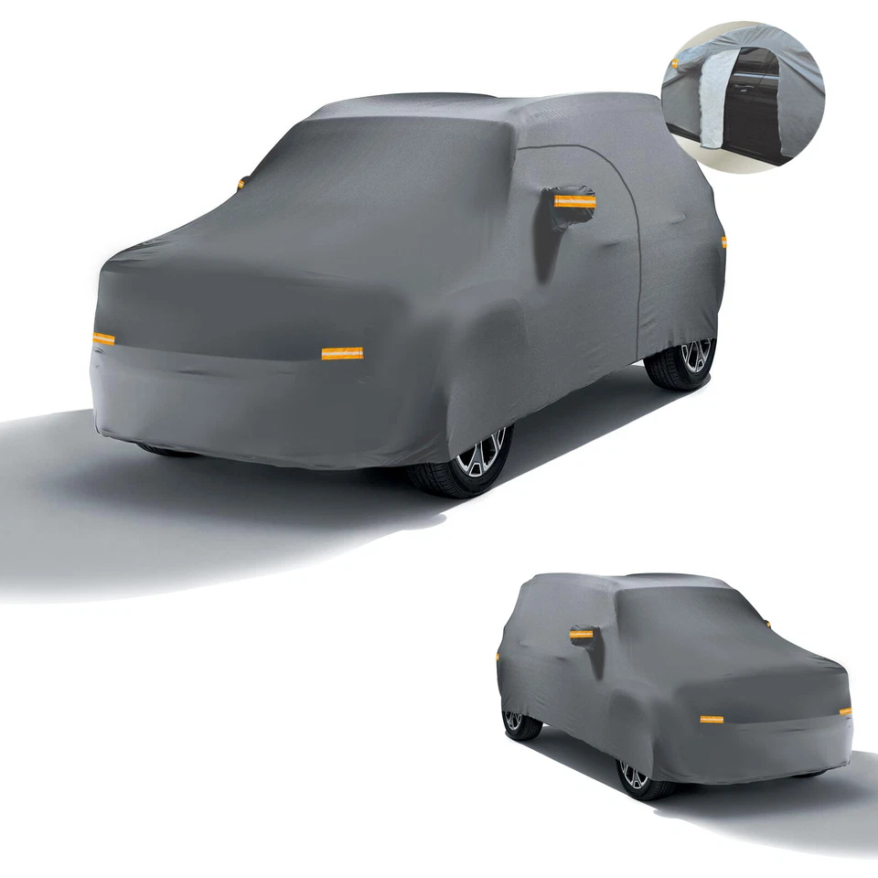 TELO AUTO SUV COPRIAUTO FELPATO IMPERMEABILE ZIP E RIFRANGENTI IN VARIE MISURE