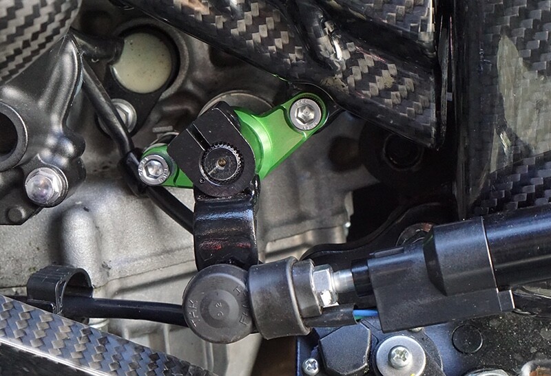 NINJA ZX-4R ZX-25R SNIPER Shift Shaft Support Holder Green