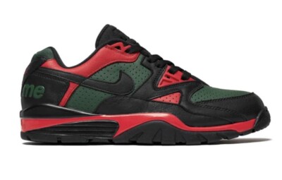 Supreme x Nike Air Cross Trainer 3 Low Size 9.5 Black Red Green
