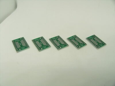 5x SOP20 DIP20 20 Holes IC Chip PCB Electronic Prototype Board Adapter Converter