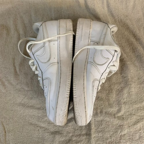 Nike Youth 7 Air Force 1 Sneakers White Low Top Classic Shoes Basketball Sports - Picture 5 of 10