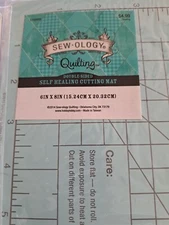 NWT Sew-ology Self Healing  Cutting Mat Double Sided 6"×8" Quilting Sewing