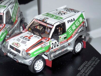 WOW EXTREMELY RARE Mitsubishi Pajero Gen2 Evo #202 Dakar 1999 1:43 Vitesse-Spark