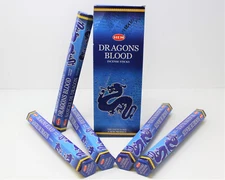 Hem Incense: DRAGONS BLOOD BLUE - You Pick Amount: 20, 60, 100 or 120 Sticks 