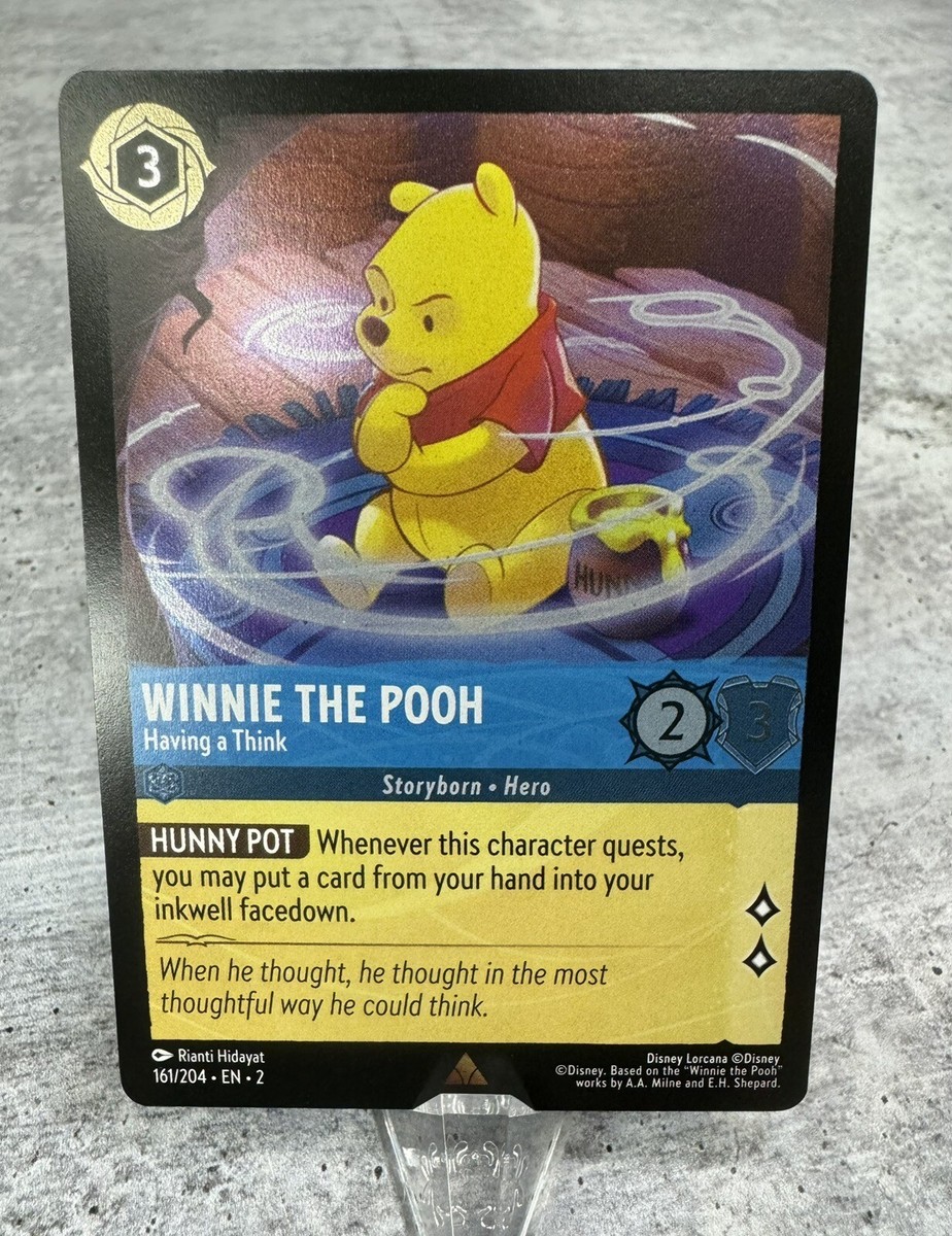 winnie the pooh lorcana card Winnie the Pooh Disney Franchise for Lorcana TCG