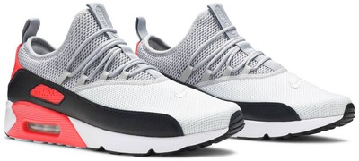 Nike Air Max 90 EZ AO1745 002 Wolf Grey Black Bright Crimson Menâs Size 9 | eBay