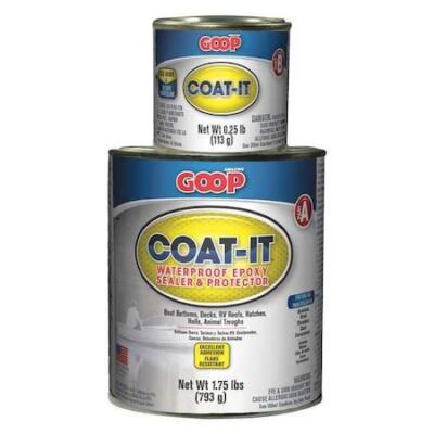 Eclectic Products 5400040G Epoxy Sealer, Dark Gray, 2 Lb, 20 Sq Ft