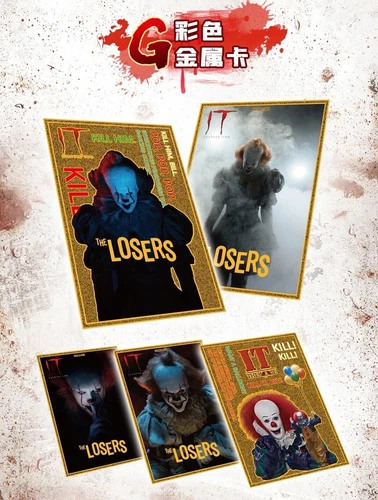 OFFICIAL IT WB Trading Cards 6 Pack Premium Hobby Box Horror Sealed New - Zdjęcie 6 z 15
