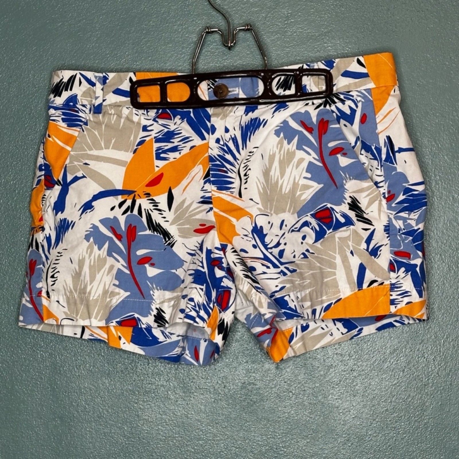 Khakis by Gap Sunkissed Shorts Size 4 Colorful Pattern Rare Find