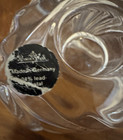 Vtg Rosenthal Crown-Line Triangular Swirl Crystal Bowl or Candlestick Holder — photo 8