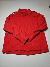 Vintage Happy Kids Red Sweatshirt Toddler Girls Size 3T Long Sleeves