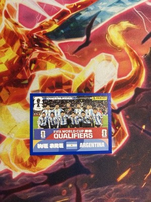 2026 Panini FIFA World Cup Qualifiers Blue Sticker We Are Argentina #ARG 13