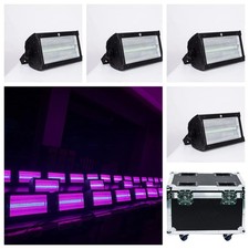 4PC stage strobe light strobe 3000W RGB cold white Martin Atomic 3000 led case