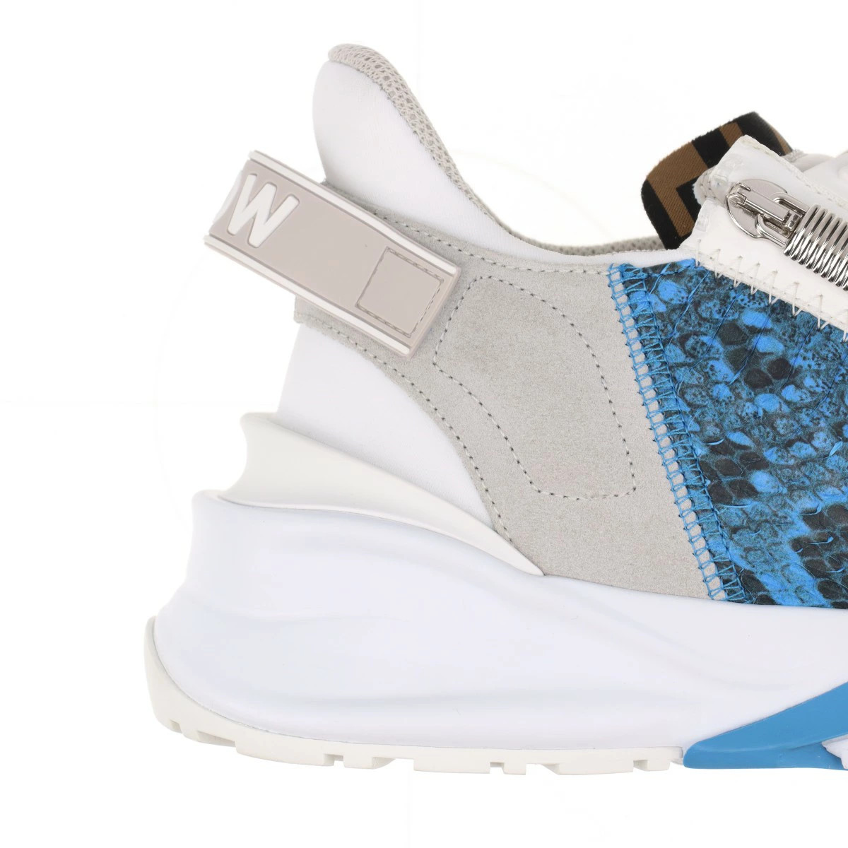 FENDI   FLOW python sneakers 7 men s gray From Ja… - image 9