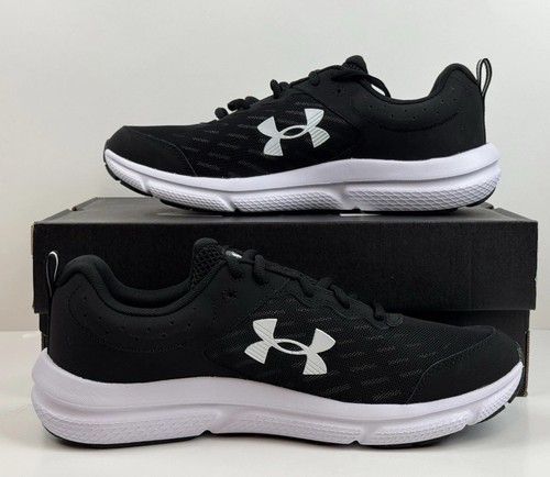 Under Armour Charged Running Shoes Men’s Size 13 Black /White 3026175-001 - Bild 2 von 5