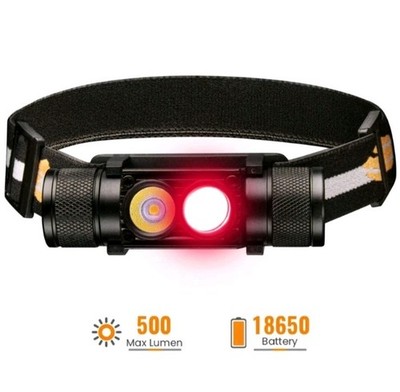 Sofirn H25LR LED High CRI Rechargeable Headlamp Kit w/ 3000 mAh 18650 battery