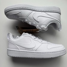 Nike Boys Court Borough Low Recraft White Sneaker Sz 5 Y DV5456 Basketball Stree