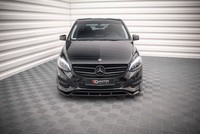 Maxton Design Frontlippe Passend FüR Mercedes B W246 FL Schwarz Hochglanz