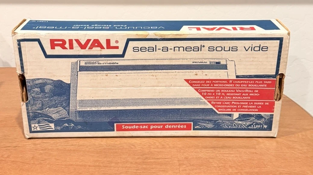Rival Vacuum Seal-A-Meal Food Sealer Storage Model 11001 FREE SHIPPING