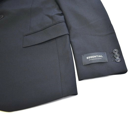 MISTERGENTLEMAN Basic Setup Jacket 2B Wool Black … - image 6