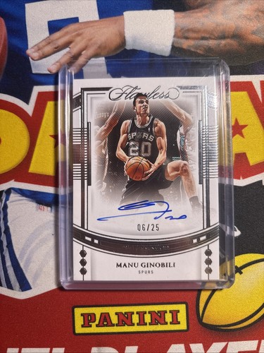 2022 Panini Flawless Draft Gem Signatures Auto /25 Manu Ginobili Spurs 