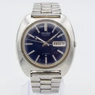 Vintage Seiko Automatic 7006-7090 Wristwatch - Rare Metallic Blue Dial