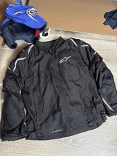 Alpinestars Megaton Drystar 4in1 Racing Motorcycle Jacket Men Size L Black Rare