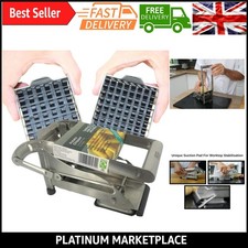 Professional Vegetable & Potato Chip Cutter - Stainless Steel French Fry Make...