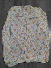 Vintage 1980's Dundee Hallmark Shirt Tales Baby Crib Fitted Sheet