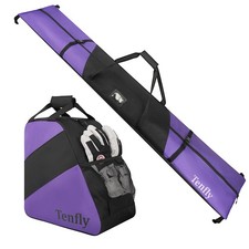 Ski Bag and Boot Bag Combo, Snow Ski Bags for Air Travel, Water- resistant Sa...