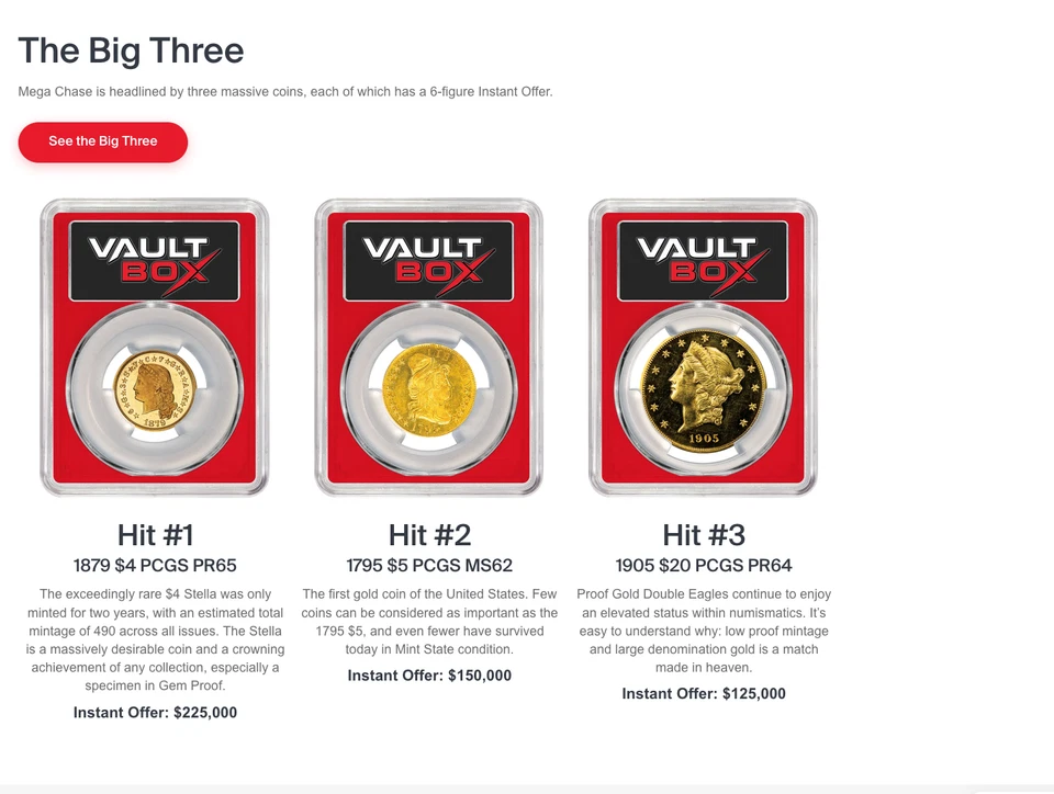 VaultBox Mega Chase 2025 Sealed Unopened Mystery Vault Box, IN HAND UNOPENED - image 3 of 4