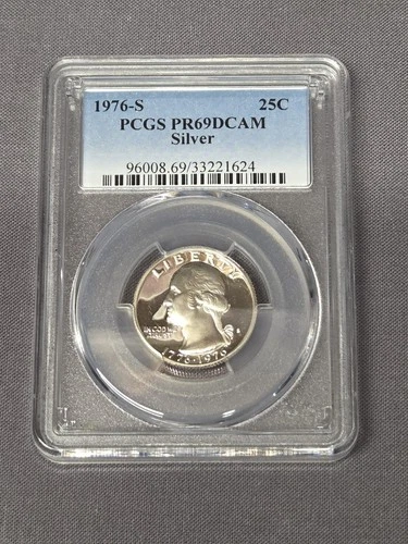 1776-1976 S Washington Bicentennial Proof Quarter PCGS PR69 CAM
